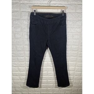 Soft Surroundings PS Petite Small Pull‎ On Dark Wash Denim Jeans Comfort Stretch